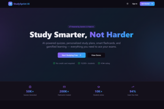StudySprint AI