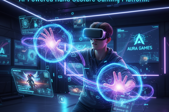 Aura Games - AI Hand-Tracking Console