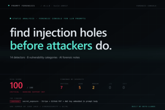 PROMPT FORENSICS