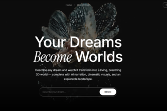 DreamScape: Your Dreams Become Worlds