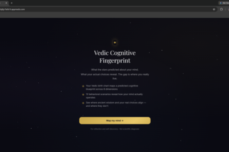 Vedic Cognitive Fingerprint