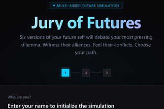FORK//SELF - An AI Jury of Your Possible Futures