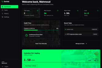 Developer Productivity Hub