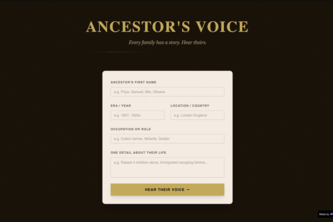 Ancestor's Voice