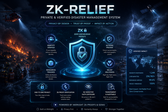 ZK-Relief: Private & Verified Disaster Management System