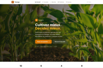 Teranga AI — Smart Agriculture for West Africa