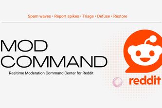 ModCommand - Realtime Moderation Command Center