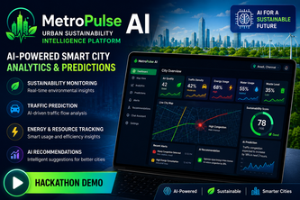 MetroPulse AI – Urban Sustainability Intelligence Platform