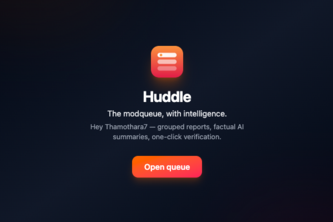 Huddle — A smarter modqueue for Reddit
