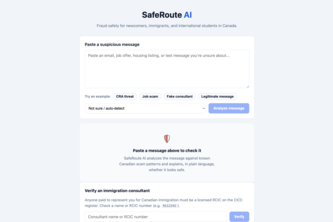 SafeRoute AI