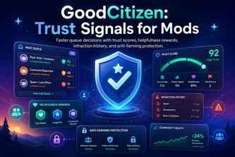 GoodCitizen: Trust Signals for Mods