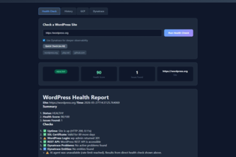 WordPress Health Guardian