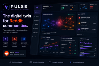 Pulse — The Digital Twin for Reddit Communities