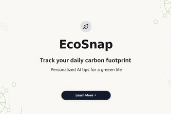 Eco Snap your carbon footprint companion