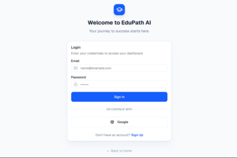 EduPath AI