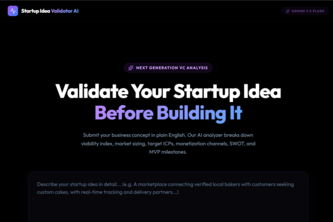 Startup Idea Validator