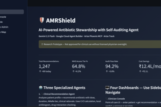 AMRShield — AI Antibiotic Stewardship  Self-Auditing Agent