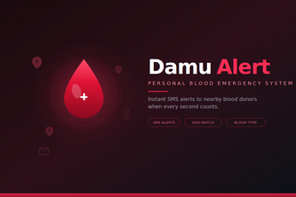 DamuAlert - Personal Blood Emergency System