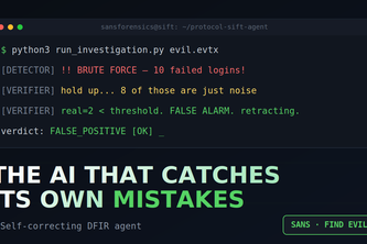 Protocol SIFT Agent — Self-Correcting DFIR Triage
