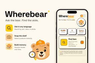 Wherebear — the supermarket AI agent easily finds any item