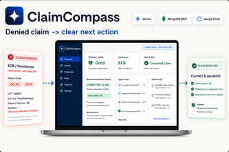 ClaimCompass: Denial Resolution Agent for Therapists