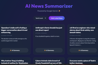 AI News Summarizer