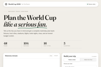 World Cup 2026 Fan Trip Planner