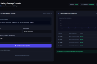 Clinical AI Safety Console