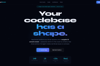 RepoTerrain — 3D Semantic Codebase Intelligence for GitLab