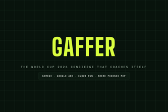 GAFFER - the World Cup concierge that coaches itself