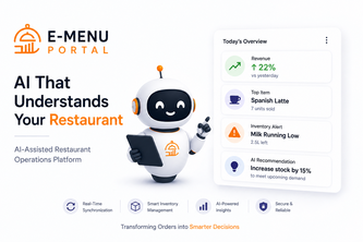 E-Menu Portal (AI Operations Manager)