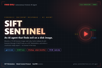 SIFT Sentinel — Autonomous Forensic IR Agent