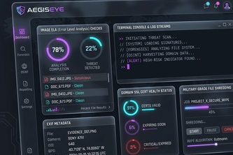 AegisEye: Premium OSINT & Digital Forensics Toolkit 
