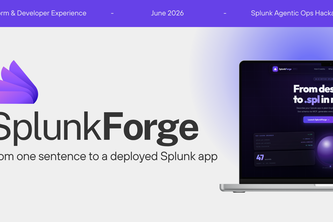 SplunkForge - From one sentence to a deployed Splunk app
