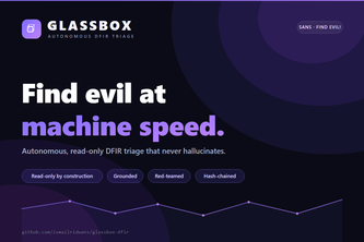 GLASSBOX — Autonomous Read-Only DFIR Triage Agent