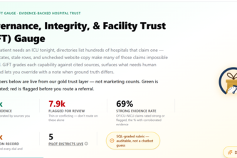 GIFT Gauge (Governance, Integrity, & Facility Trust Gauge)