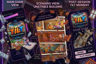 TILT The floor is the enemy—and you are the tower.