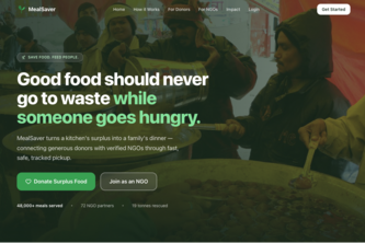 Rescue Food, Feed Communities: MealSaver