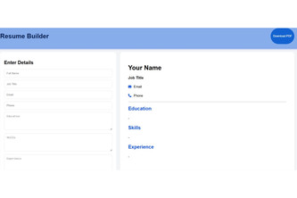 Resume-builder