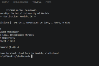 Student Dashboard