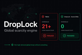 DropLock: Global No‑Oversell Drop Engine
