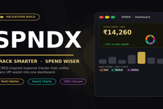 SPNDX-Smart expense tracker web app