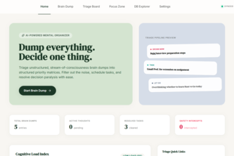 Clarity- Cognitive Load Triage