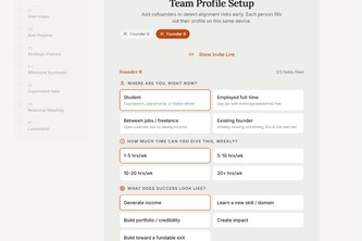 FORGE-The AI-powered gauntlet for early-stage founders
