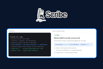 Scribe - the self-healing AGENTS.md for your repo