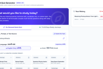 AI QUIZ GENRATOR
