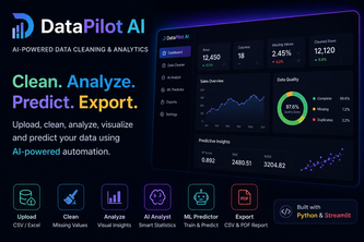 DataPilot AI – AI-Powered Data Cleaning & Analytics