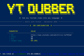 YT DUBBER CLI
