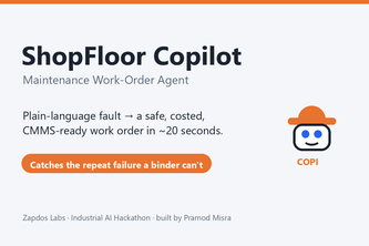 ShopFloor Copilot — Maintenance Work-Order Agent