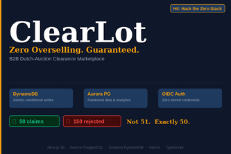 ClearLot — B2B Dutch-Auction Clearance Marketplace